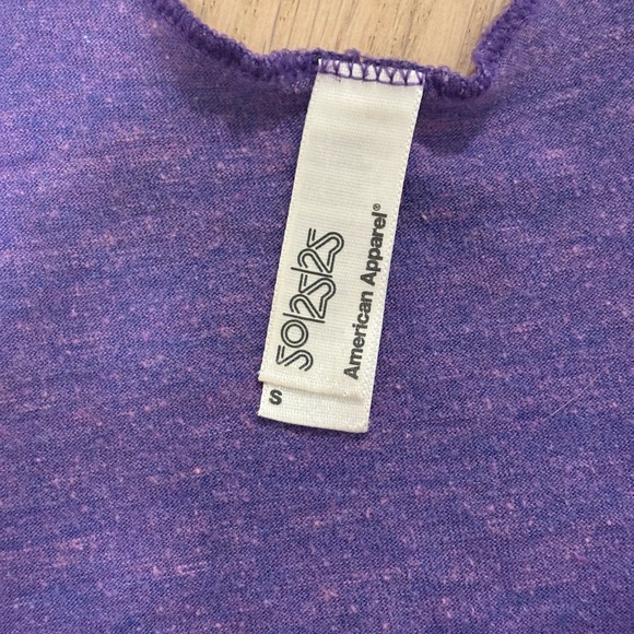 Purple American Apparel Tank - Picture 2 of 2